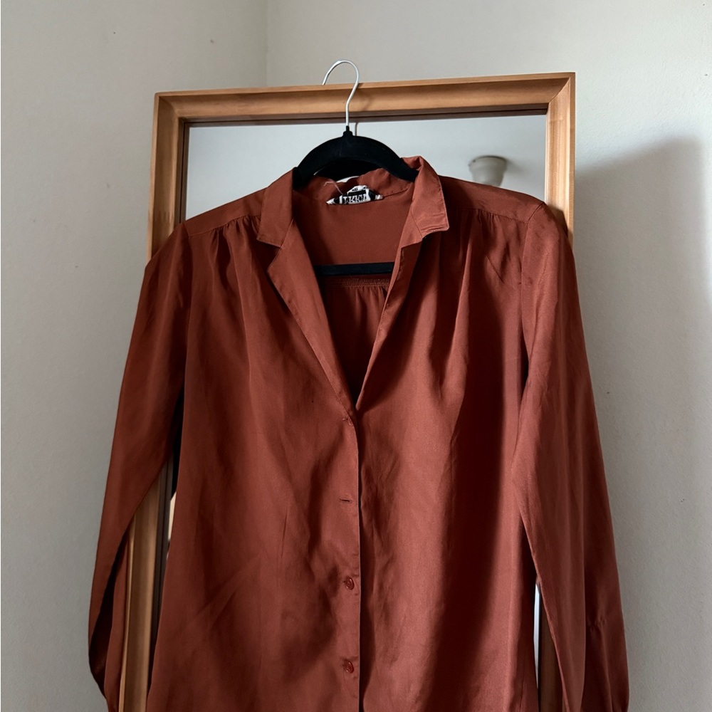 Rust Button-Up Shirt